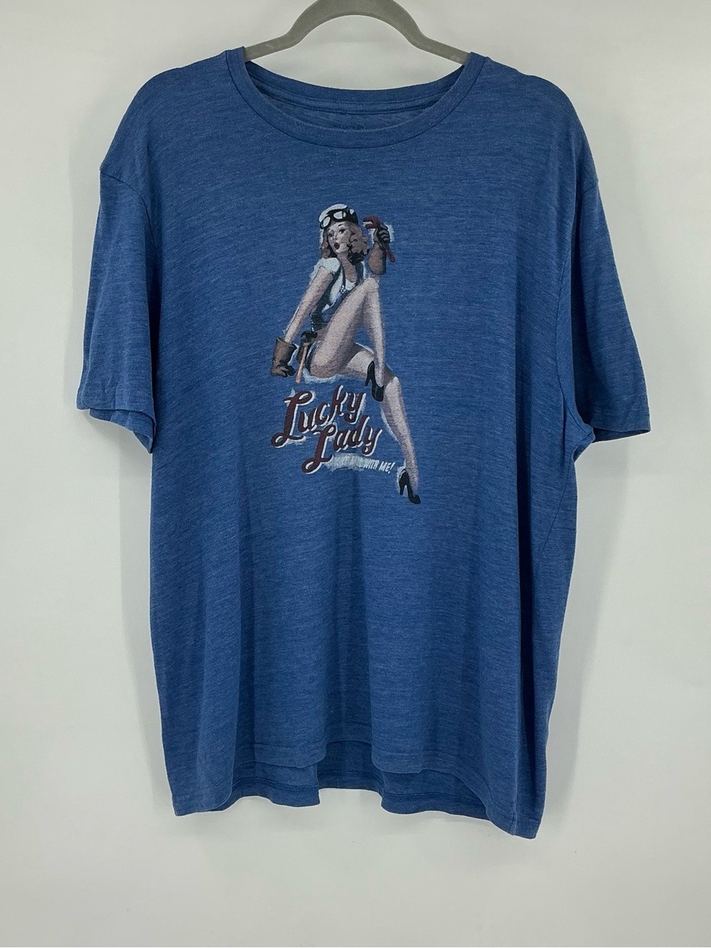 Lucky Brand Lucky Lady Pin-Up Graphic Tee